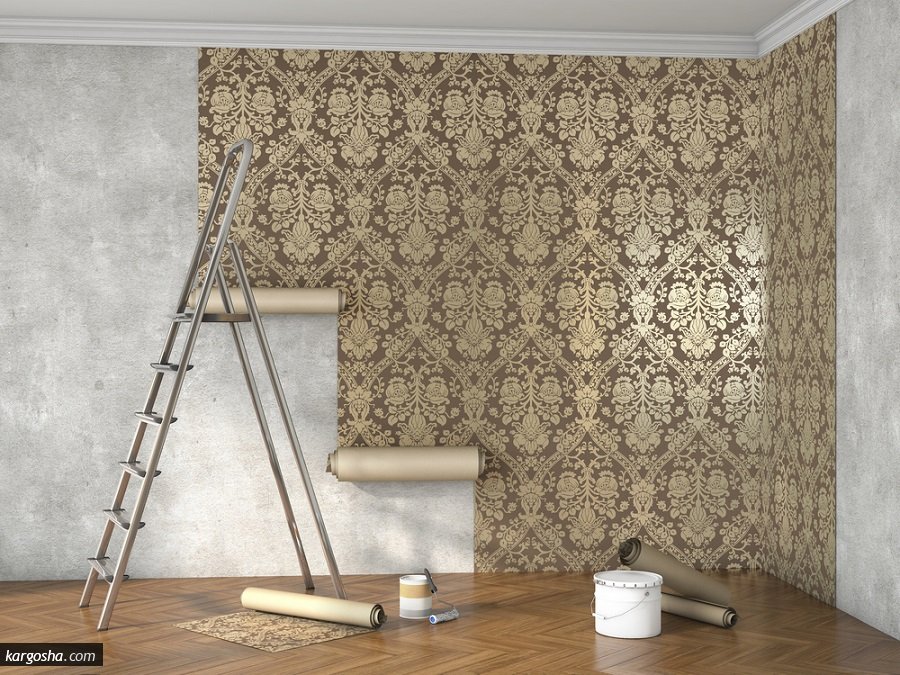 گچبری ، کناف،  پارکت و کاغذ دیواری 